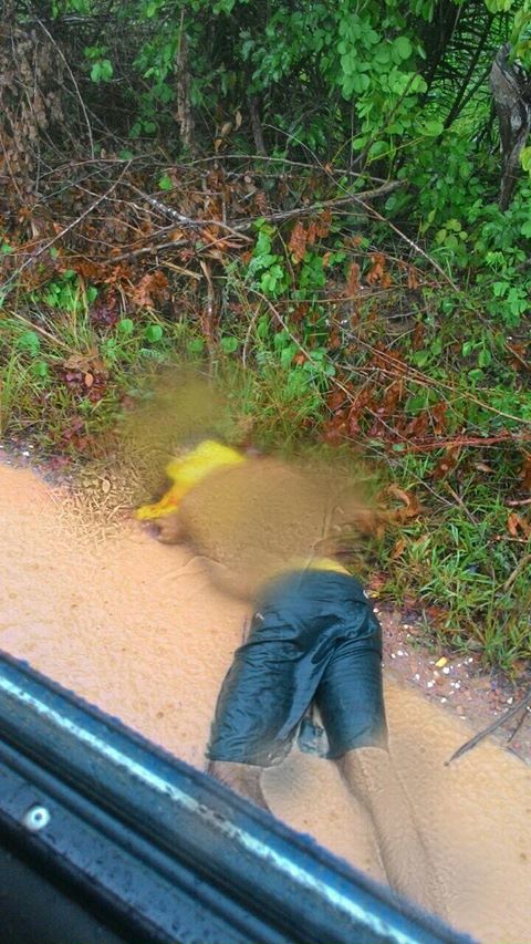Corpo encontrado debaixo de chuva em Mata de São João