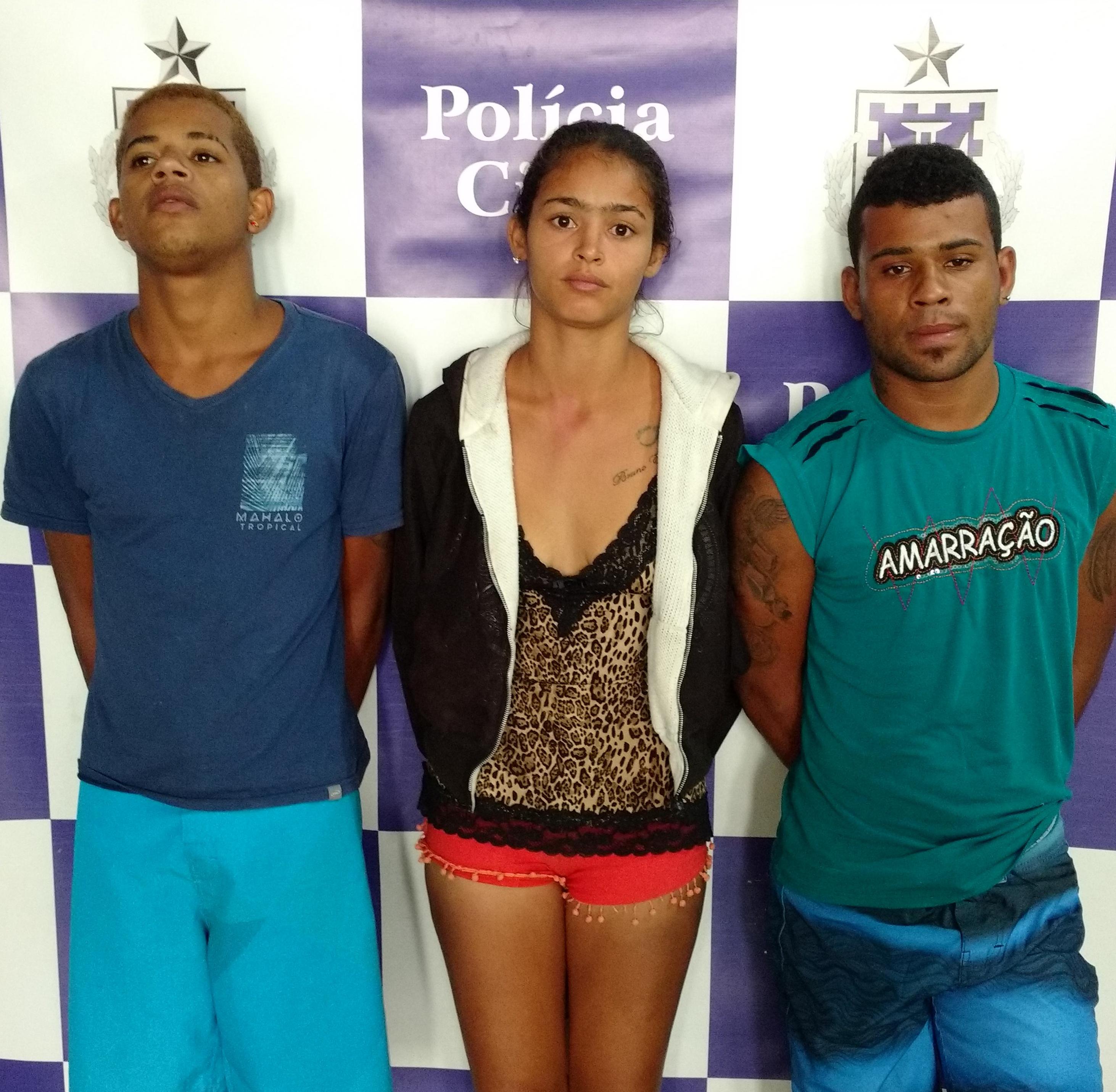 Trio é preso com mais de três quilos de maconha em Bonfim