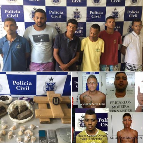 Preso grupo suspeito de tentativa de homicídio em Itaparica