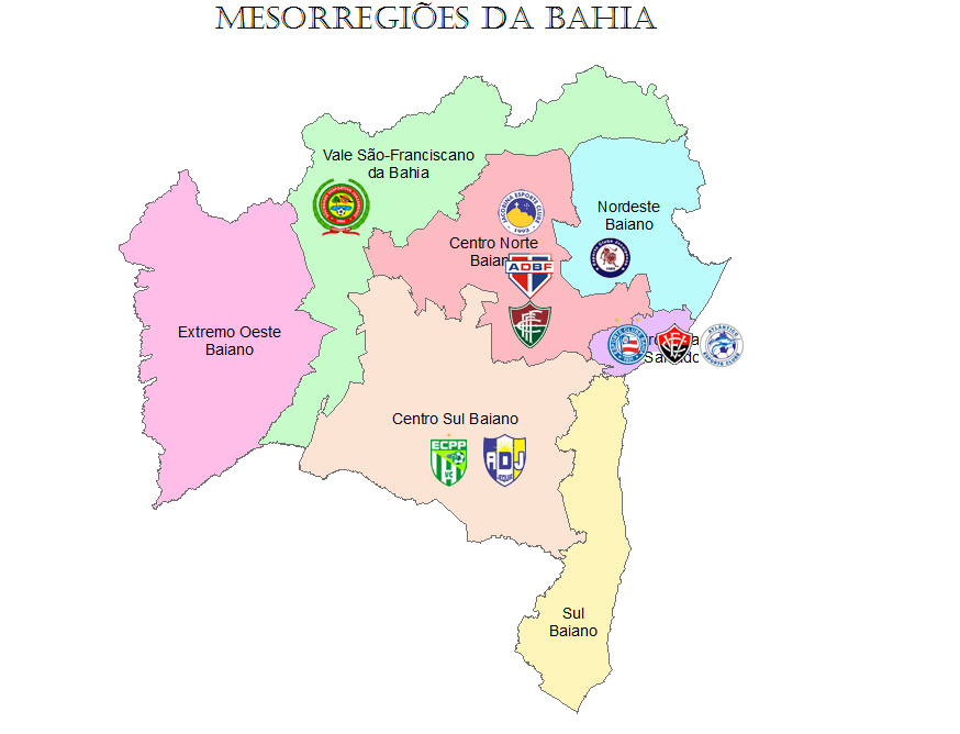 Geografia: Campeonato Baiano de 2018 terá equipes de cinco regiões diferentes
