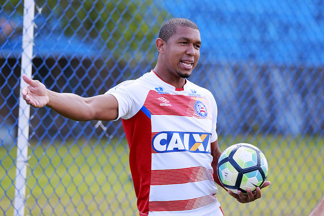 Atacante Rodrigão vira dúvida do Bahia para jogo contra o Vasco
