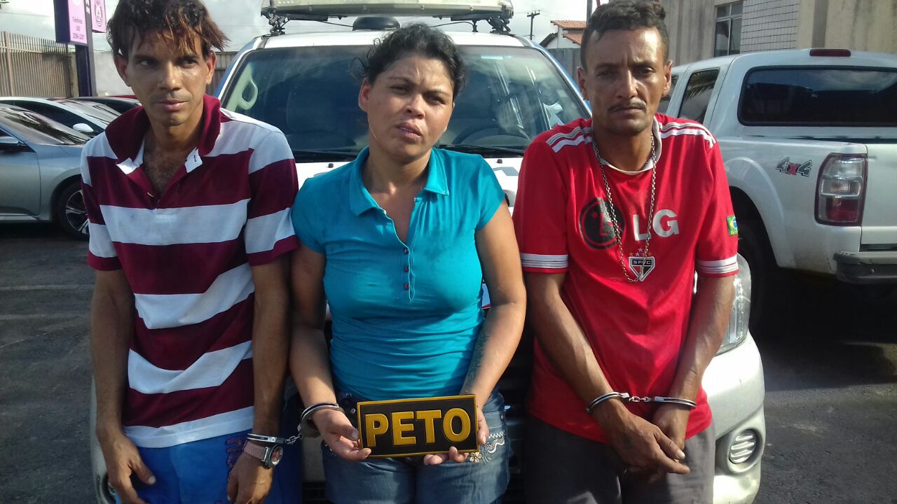 Trio é preso acusado de vender produtos roubados em Simões Filho