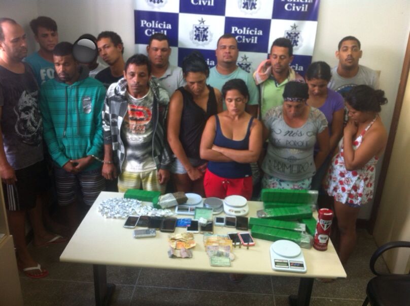 Operação prende 15 suspeitos de tráfico de drogas entre Bahia e Sergipe