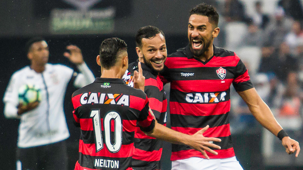 Vitória vence o Corinthians em São Paulo e quebra jejum histórico
