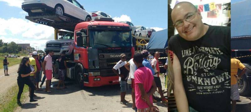 Caminhoneiro morre após grave acidente em Santo Estevão
