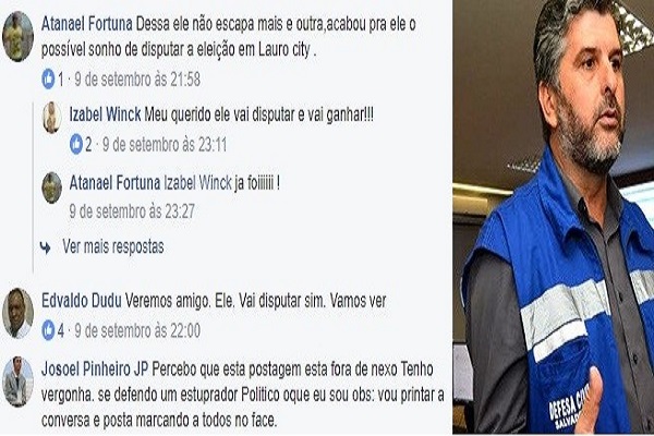 Prisão do ex-candidato a vice prefeitura de Lauro de Freitas repercute nas redes sociais
