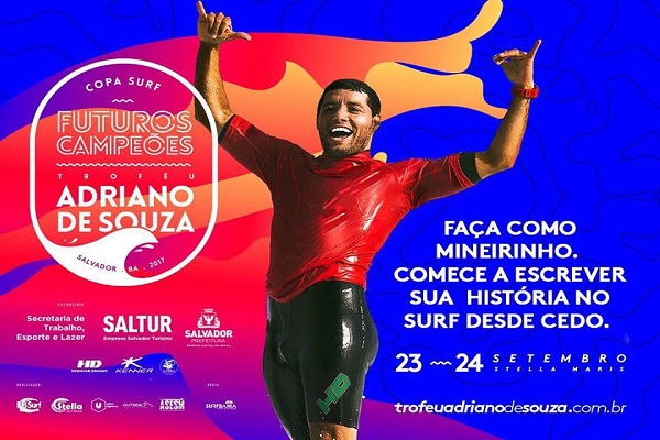 Salvador sediará 1ª Copa Surf Futuros Campeões – Troféu Adriano de Souza (Mineirinho)