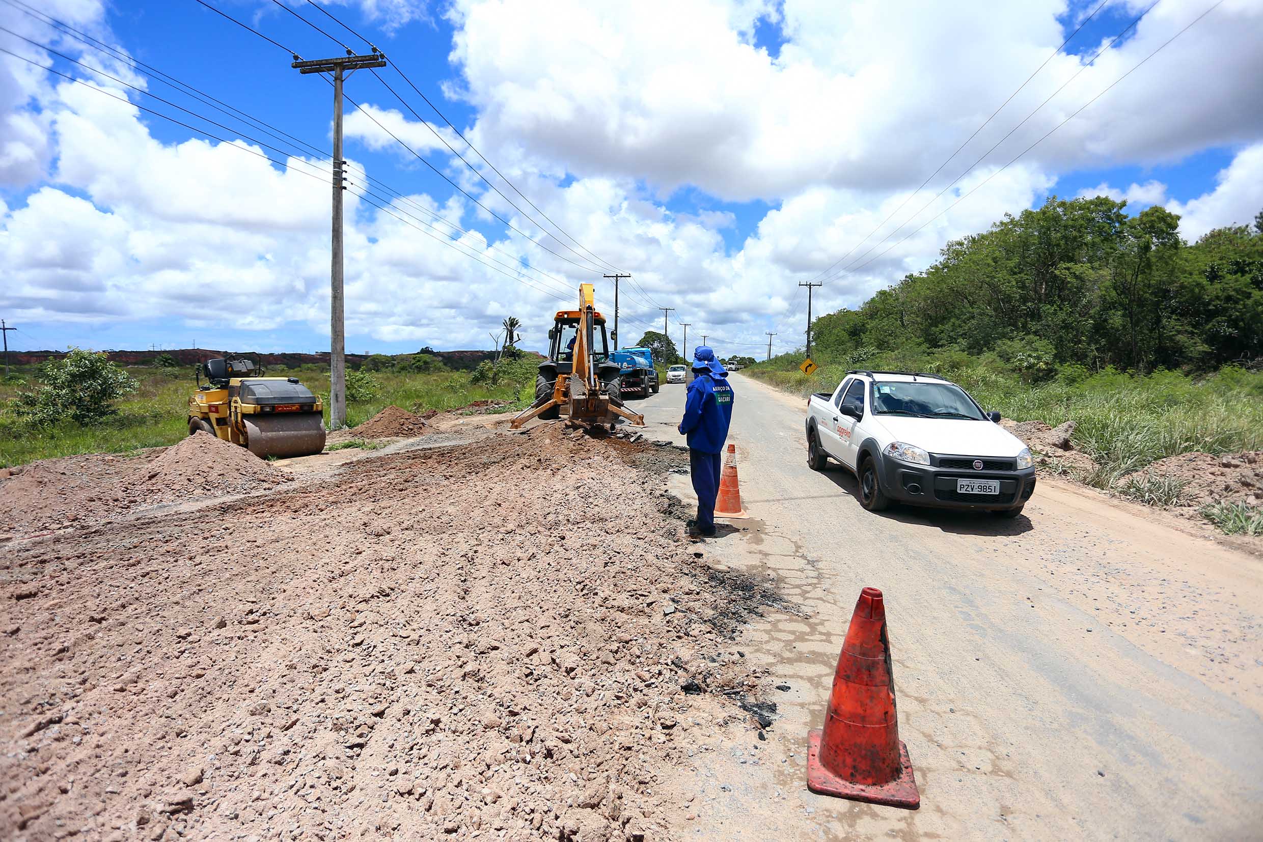 Estrada Velha de Monte Gordo recebe obras de requalificação