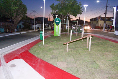 Prefeitura entrega nova Praça do Coco Gelado a moradores dos 46 e Gleba C