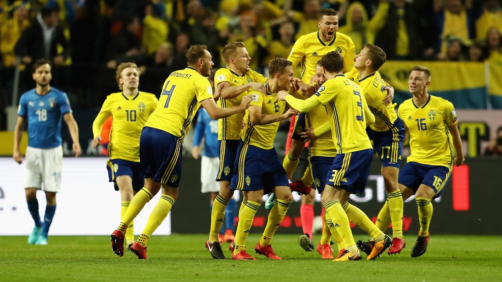 Copa 2018: Suécia despacha a Itália e garante presença no Mundial