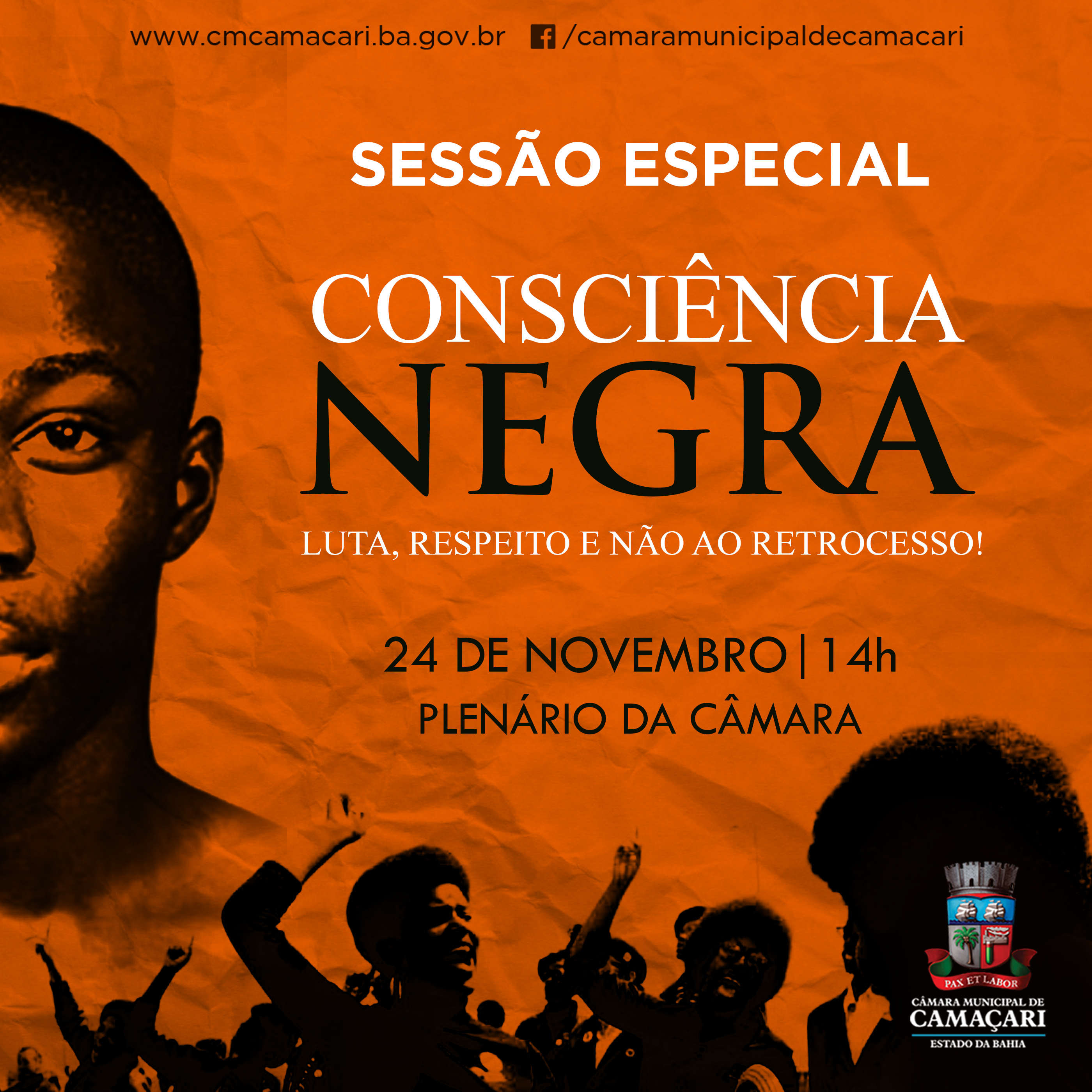 Camaçari: sessão especial pelo Dia da Consciência Negra acontece hoje (24)