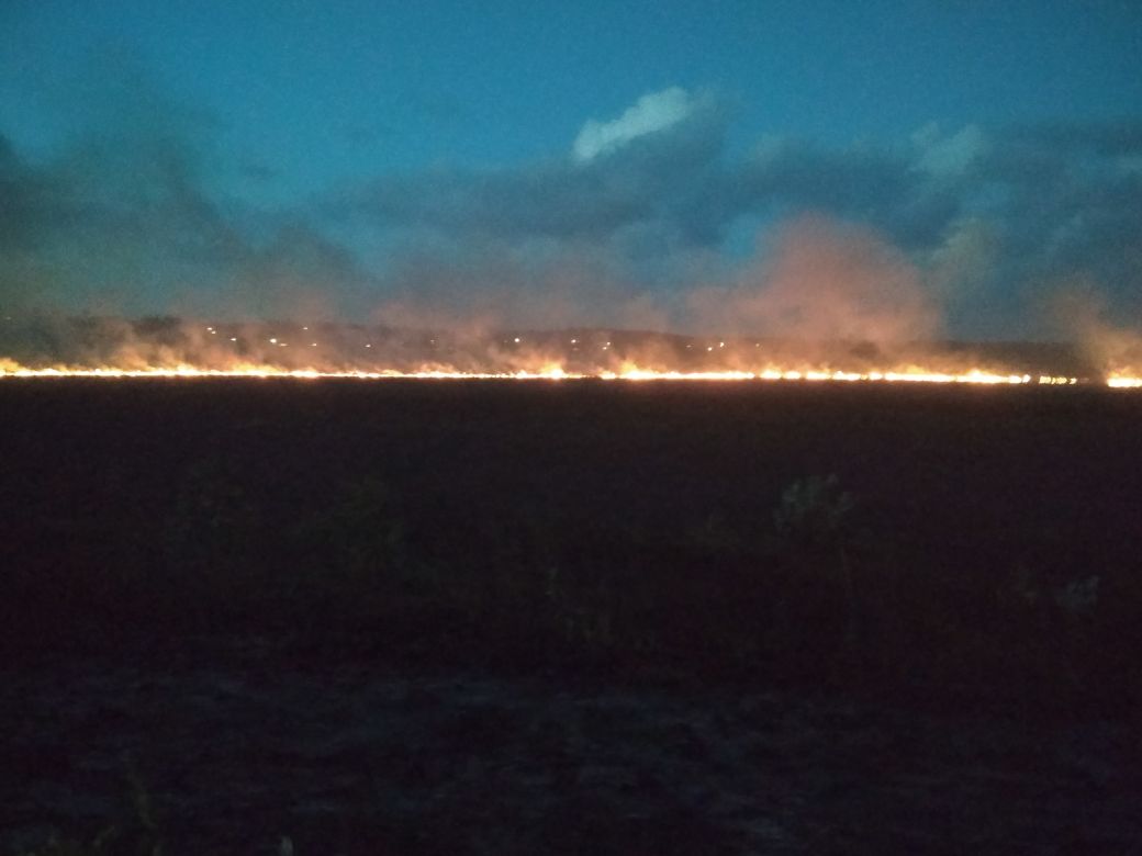 VÍDEO: Defesa Civil descarta causas naturais em incêndio quilométrico em Arembepe