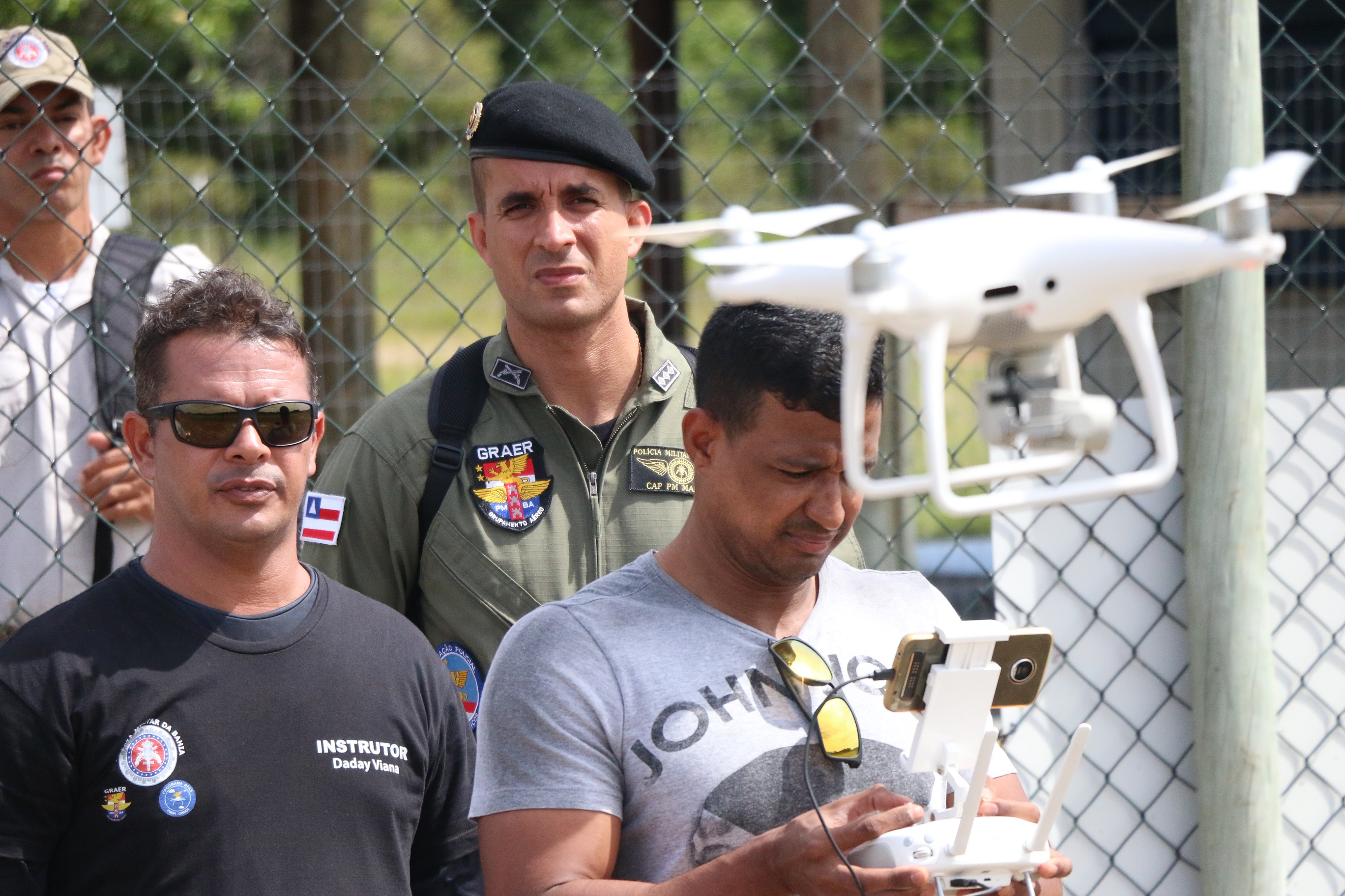 Mais segurança: Grupamento Aéreo da PM capacita 52 operadores de drones