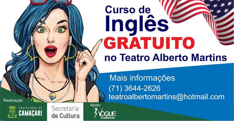 Teatro Alberto Martins: inscrições abertas para cursos gratuitos de inglês, dança e teatro