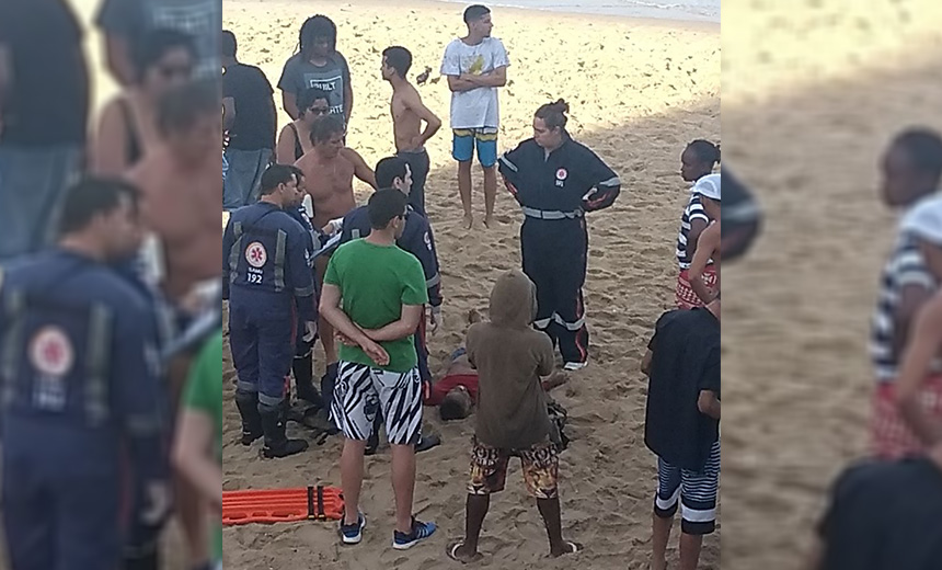 Homem morre afogado neste domingo (4) na praia da Barra