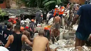 Uma criança morre e pessoas ficam soterradas em desabamento no bairro do Pituaçu