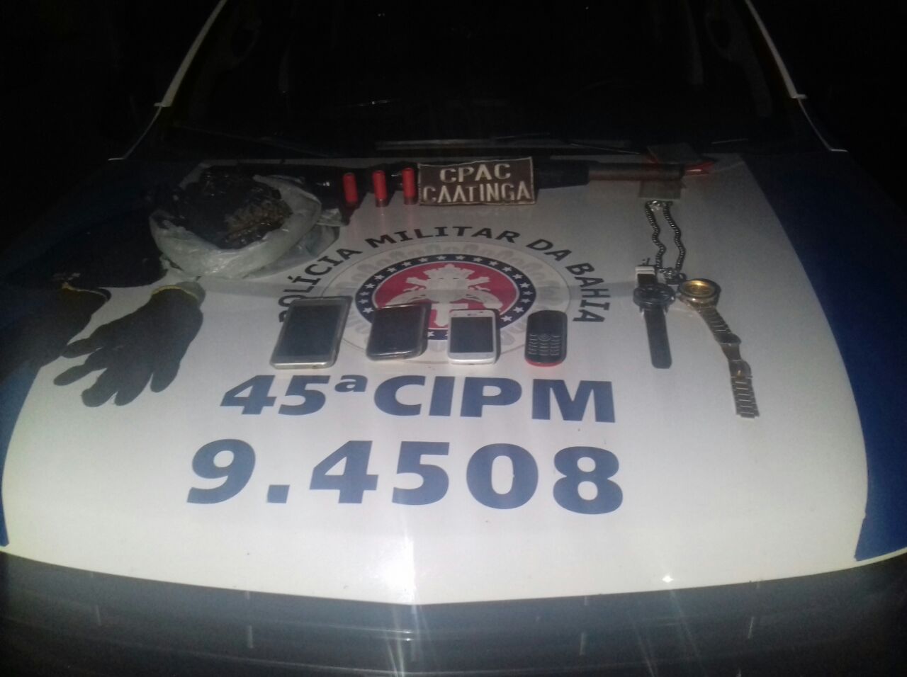 Quadrilha que roubava caminhoneiros é presa por policiais da Caatinga