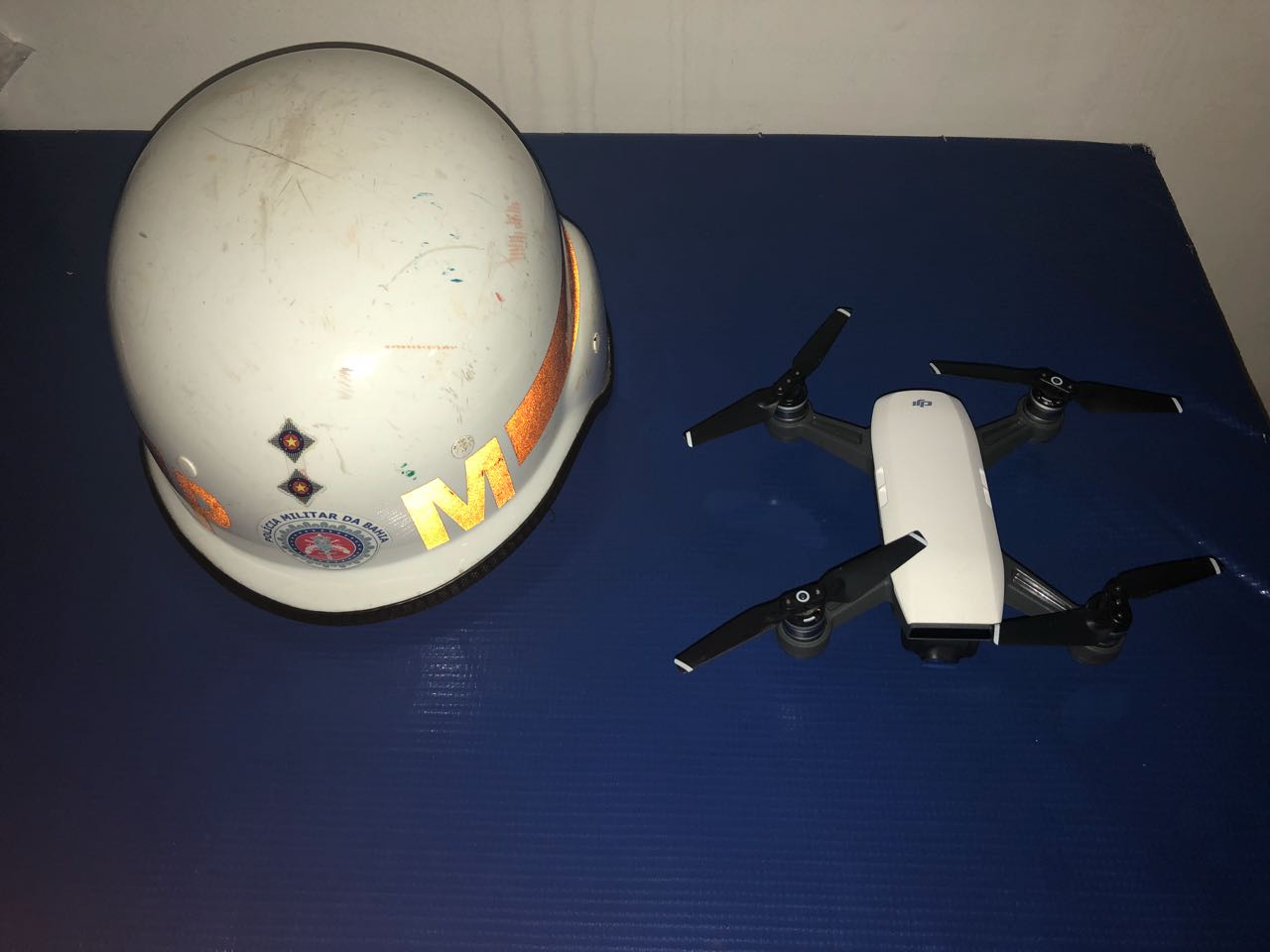 Drone irregular é apreendido pela PM neste domingo (22)