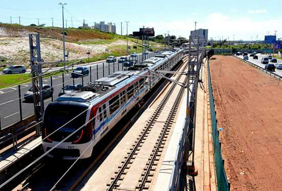 Linha 2 do metrô será inaugurada em Lauro de Freitas
