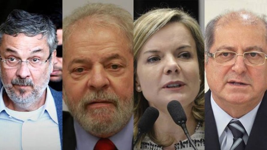 PGR denuncia Lula, Palocci, Gleisi e Bernardo por propina da Odebrecht