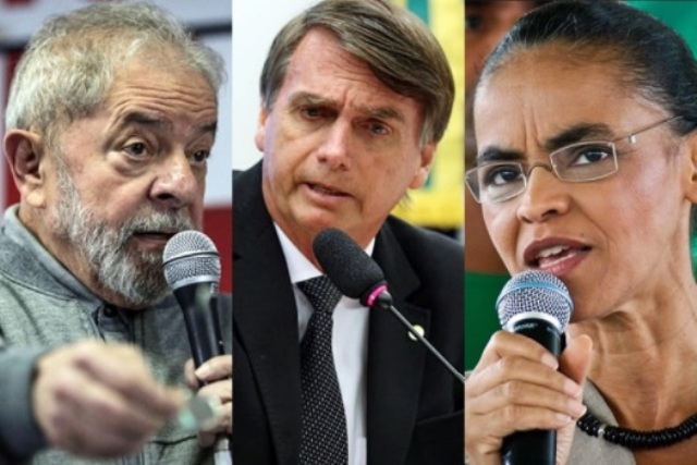 Lula tem 30%, Bolsonaro, 17%, Marina, 10%, aponta pesquisa Datafolha