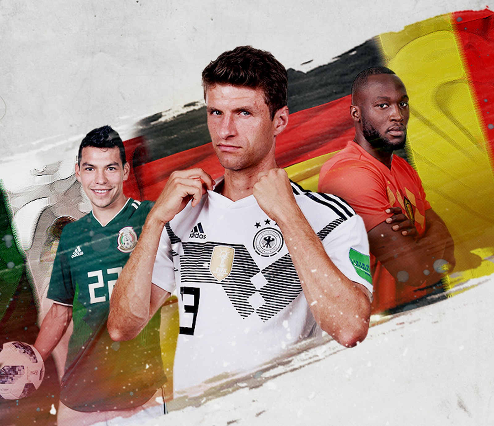 10º dia de Copa: Bélgica e México querem garantir vaga e a Alemanha tirar a corda do pescoço