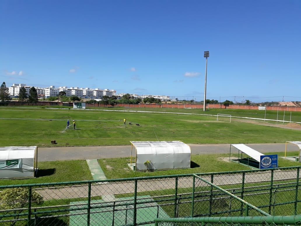 Estádio Armando Oliveira passa por melhorias
