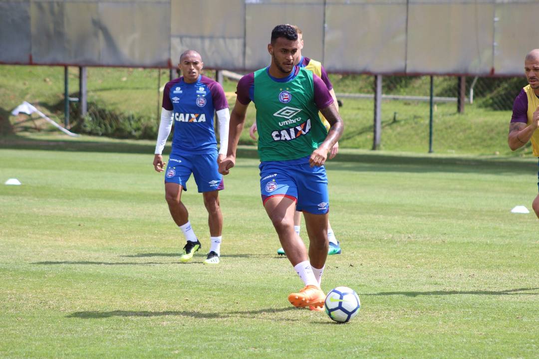 Em solo mineiro, Bahia faz último treino para o confronto com o Cruzeiro