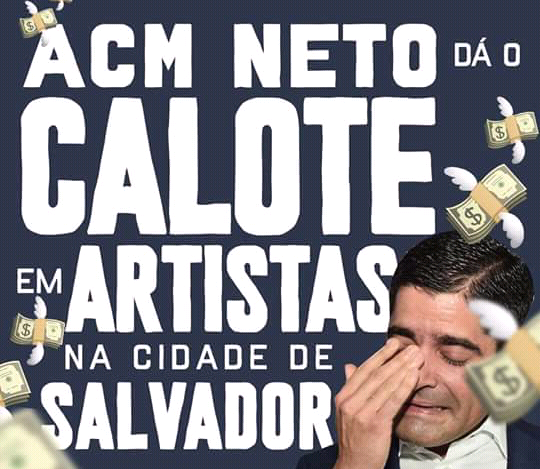 ACM Neto é chamado de caloteiro por Nando Reis e Caetano Veloso nas redes sociais