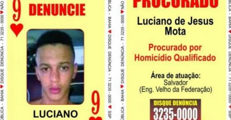 Nove de paus do “Baralho do Crime” é capturado em Salvador