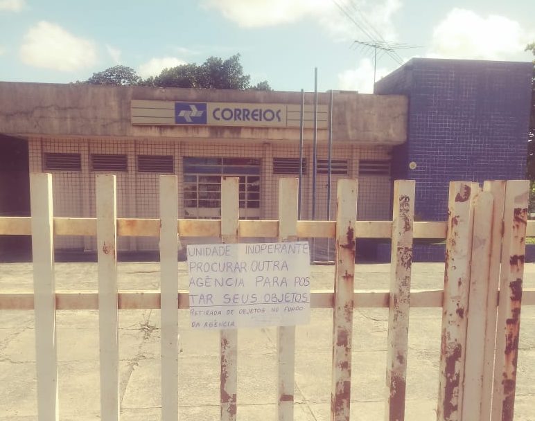 Única agência dos Correios em Camaçari está fechada