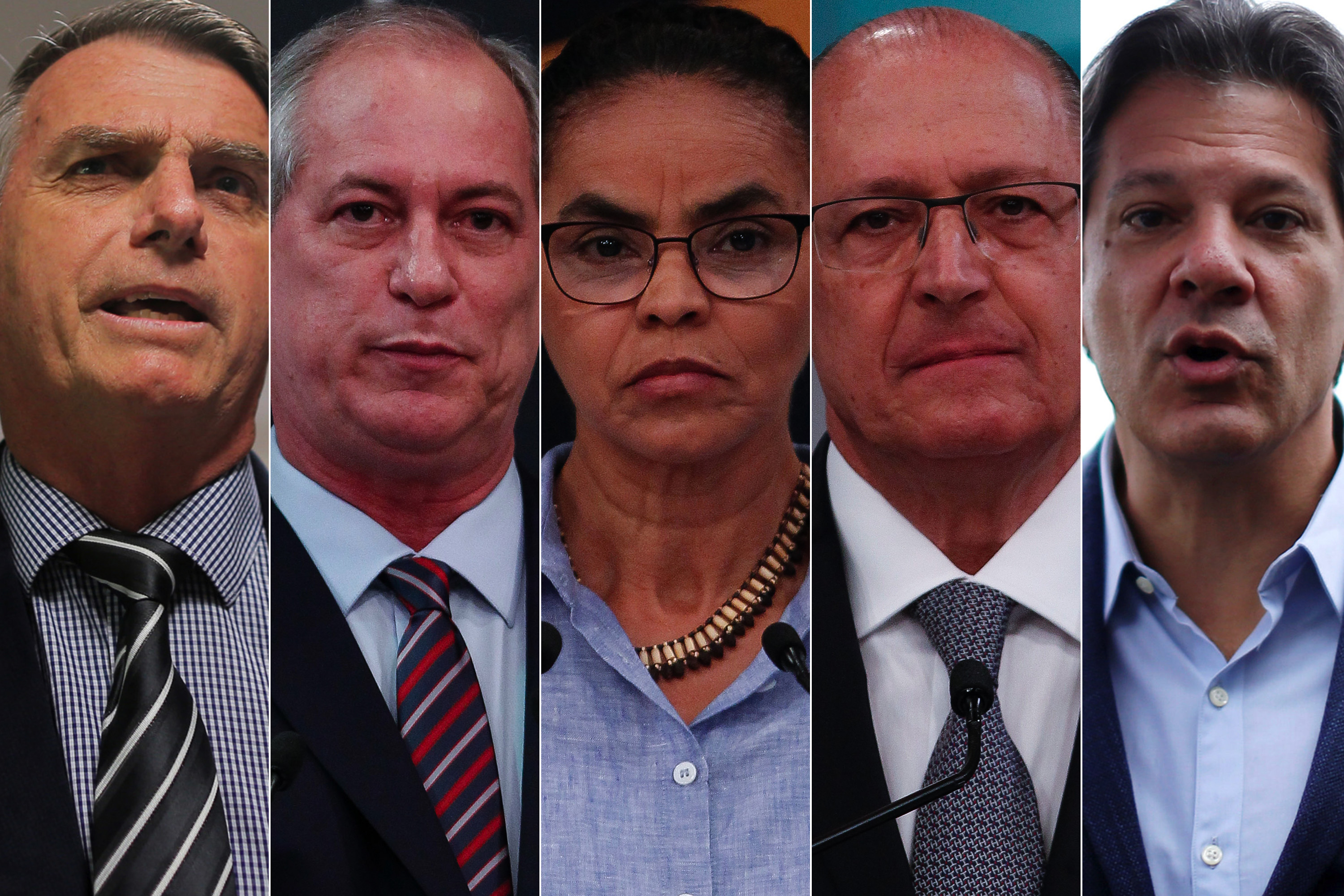 Pesquisa Ibope: Bolsonaro, 31%; Haddad, 21%; Ciro, 11%; Alckmin, 8%; Marina, 4%