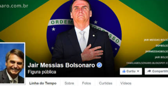 Facebook tira do ar rede de páginas e perfis a favor de Bolsonaro