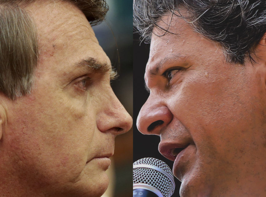 Bolsonaro e Haddad se enfrentarão no segundo turno