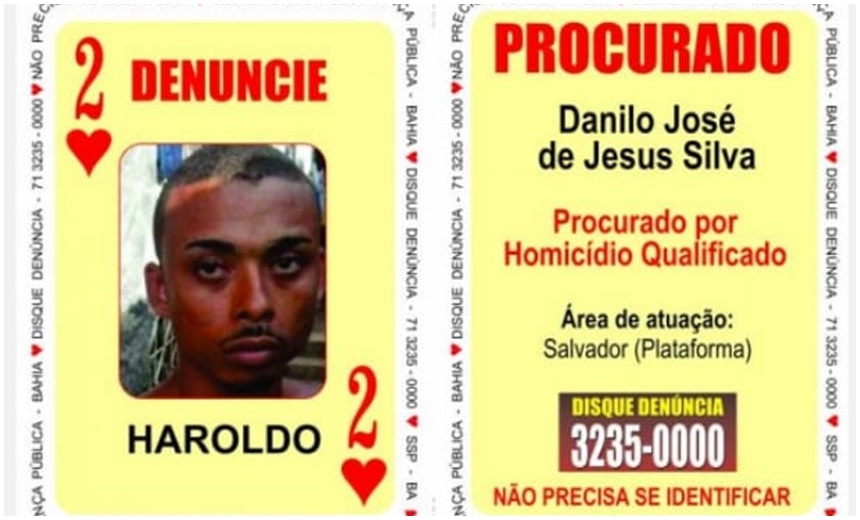 Dois de copas do Baralho do Crime é capturado em Salvador