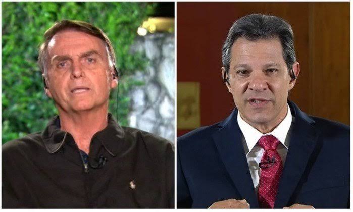 Haddad e Bolsonaro descartam nova Constituinte durante entrevista no Jornal Nacional