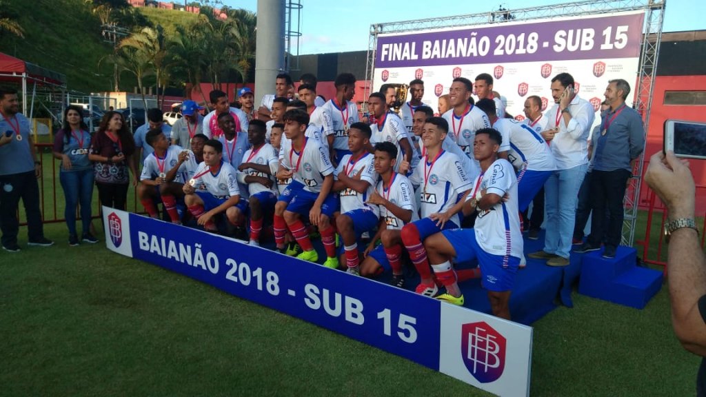 Nos pênaltis, Bahia fatura título do Campeonato Baiano Sub-15 em cima do Vitória