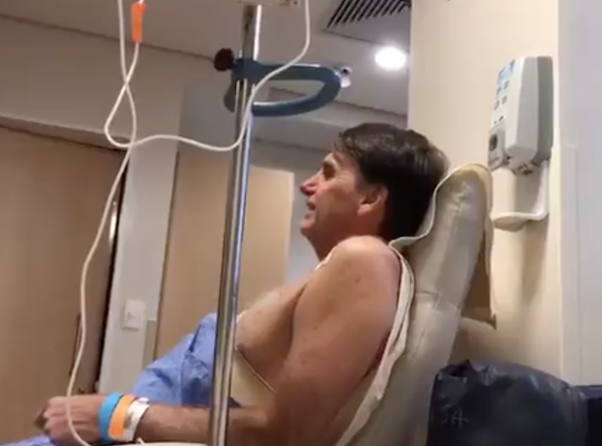 Bolsonaro deve deixar o hospital no início da tarde