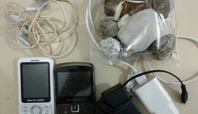 Polícia Civil evita entrega de celulares e drogas para presos na carceragem