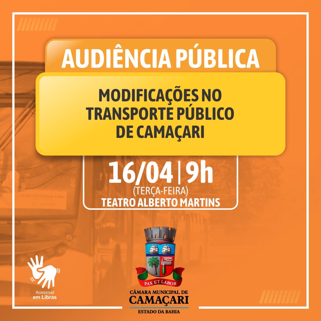 Audiência Pública discute modificações no transporte público de Camaçari