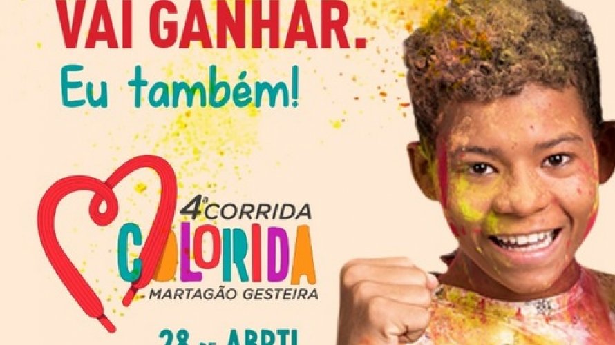 Corrida Colorida acontece dia 28 com renda revertida para o Martagão Gesteira