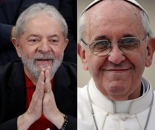 Lula divulga carta recebida do Papa Francisco: “não desanime”