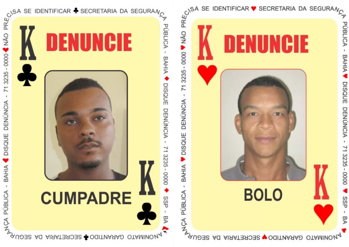 Reis de Copas e de Paus do Baralho presos em São Paulo