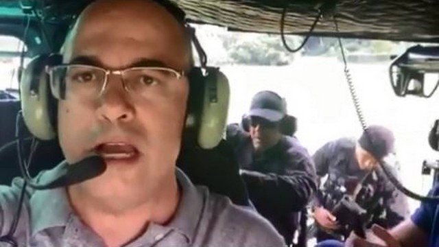 Helicóptero com governador do Rio de Janeiro a bordo metralhou tenda de orações em Angra dos Reis