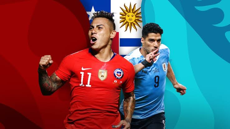 Chile e Uruguai se enfrentam de olho na liderança do Grupo C da Copa América