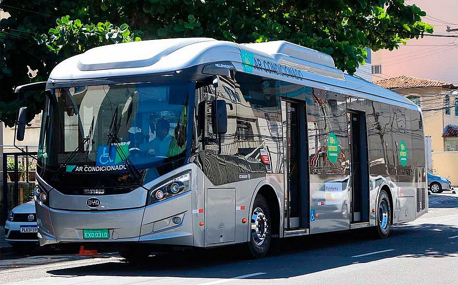 Ônibus 100% elétrico e sustentável nas ruas de Salvador