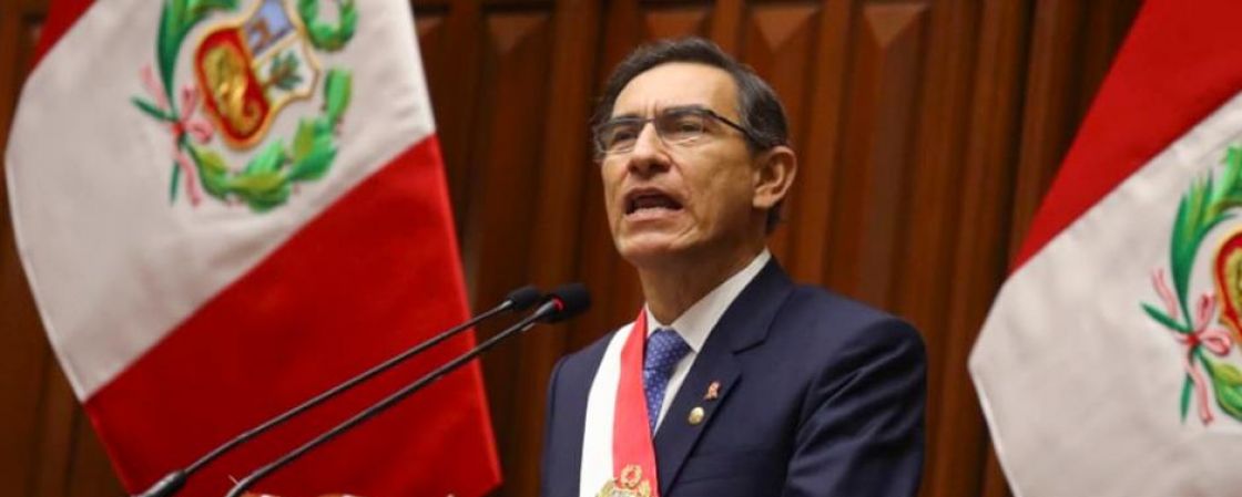 Presidente do Peru propõe antecipar eleição e encurtar mandato