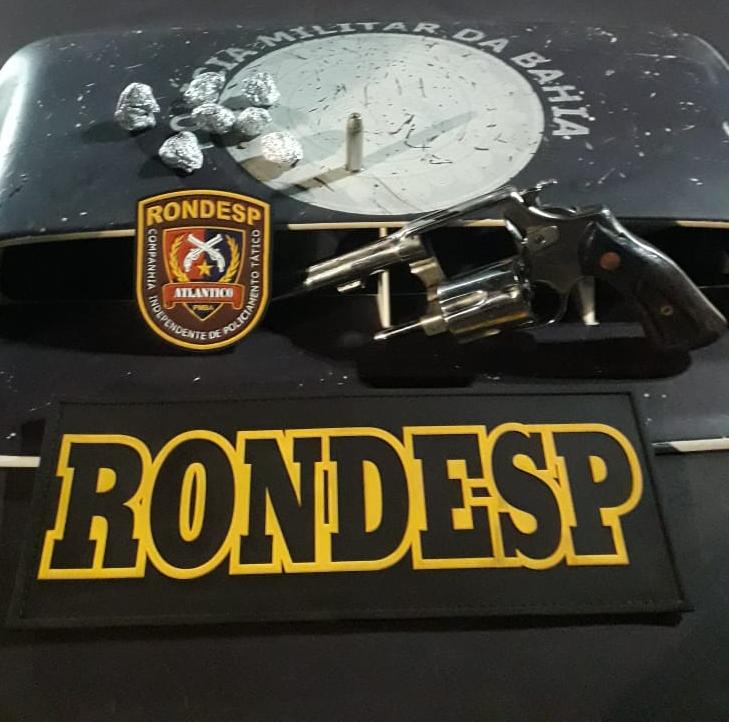 Ação da Rondesp em Salvador apreende arma e drogas nesta quarta (28)