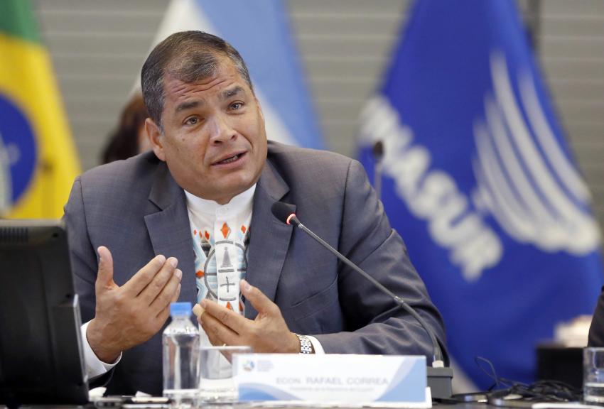 Tribunal do Equador decreta prisão preventiva do ex-presidente Rafael Correa