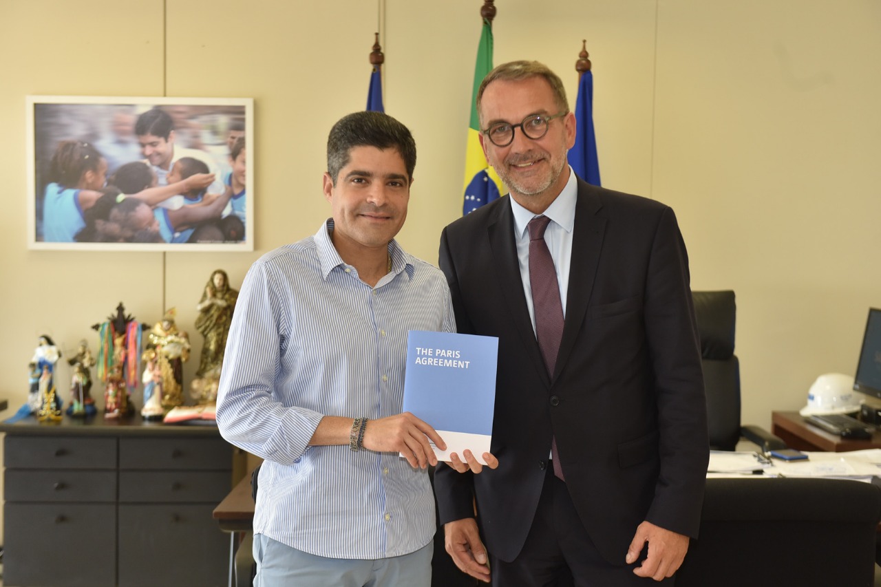 Durante Semana do Clima, em Salvador, Neto se reúne com dirigente da ONU e confirma presença na COP-25